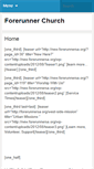 Mobile Screenshot of forerunnersa.org